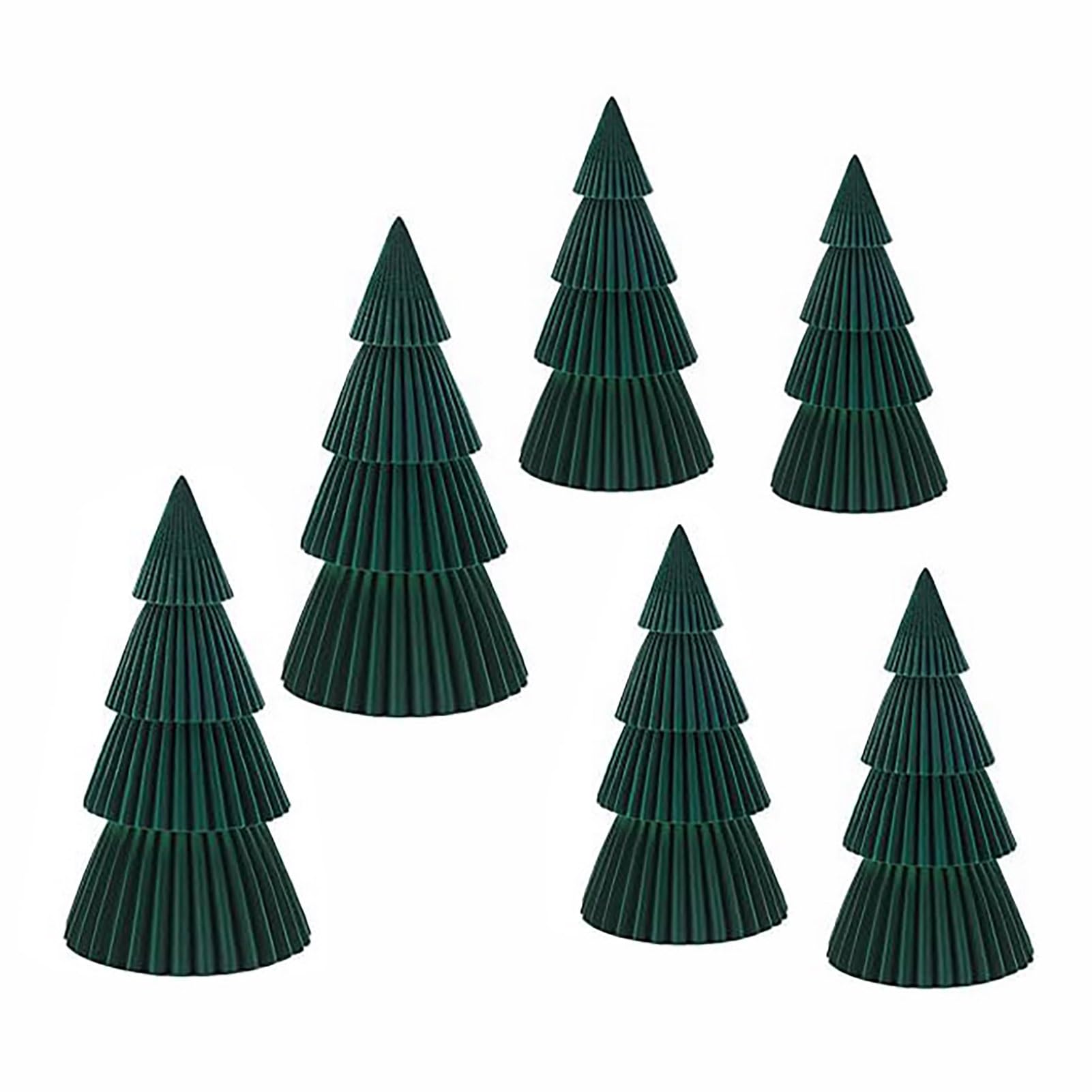 Árbol de Navidad 3D de panal centro de mesa rústico elegante