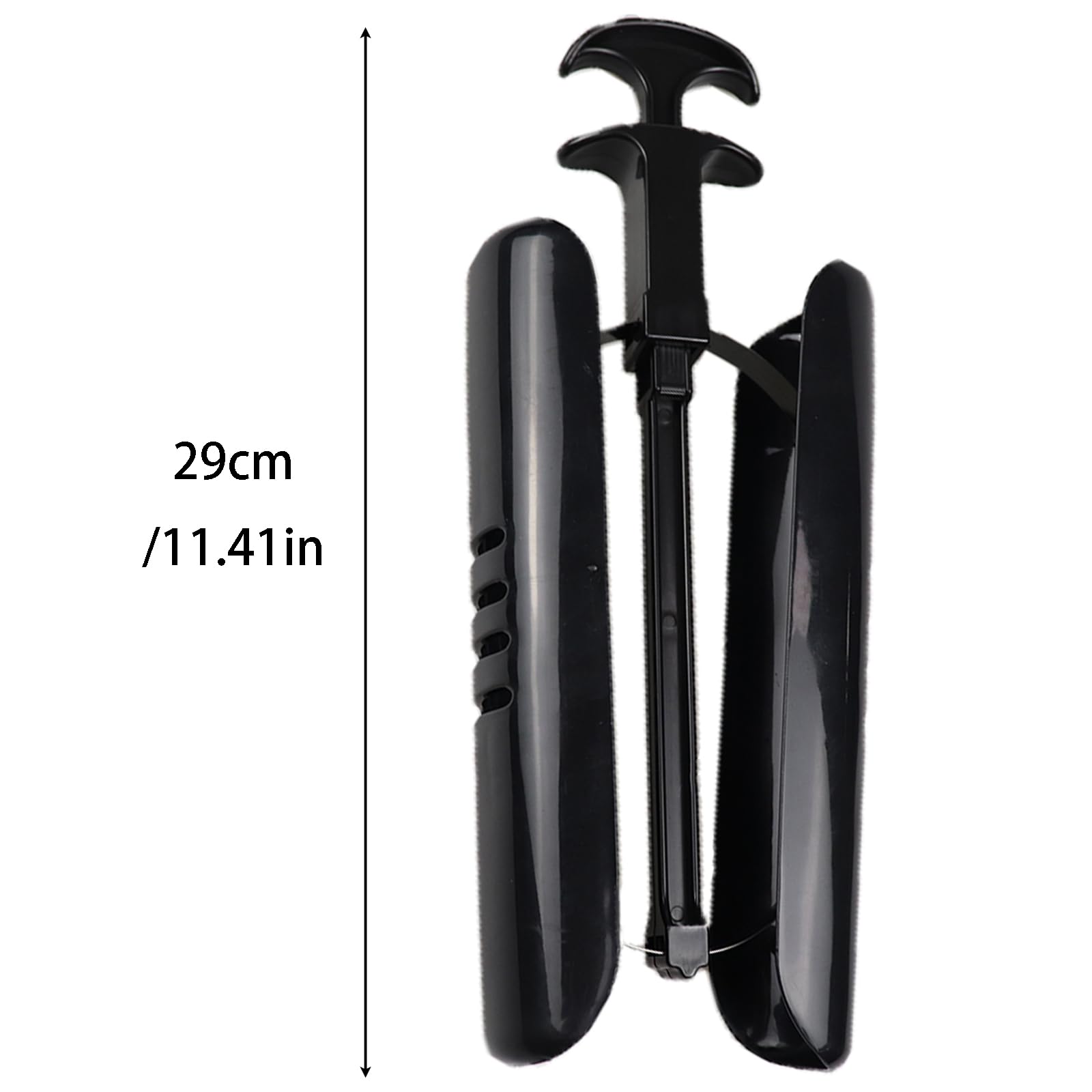 2 Piezas Moldeador de Botas, Moldeador de Botas de Plástico, Negro, Ajustable, Adecuado para Mantener la Forma de las Botas