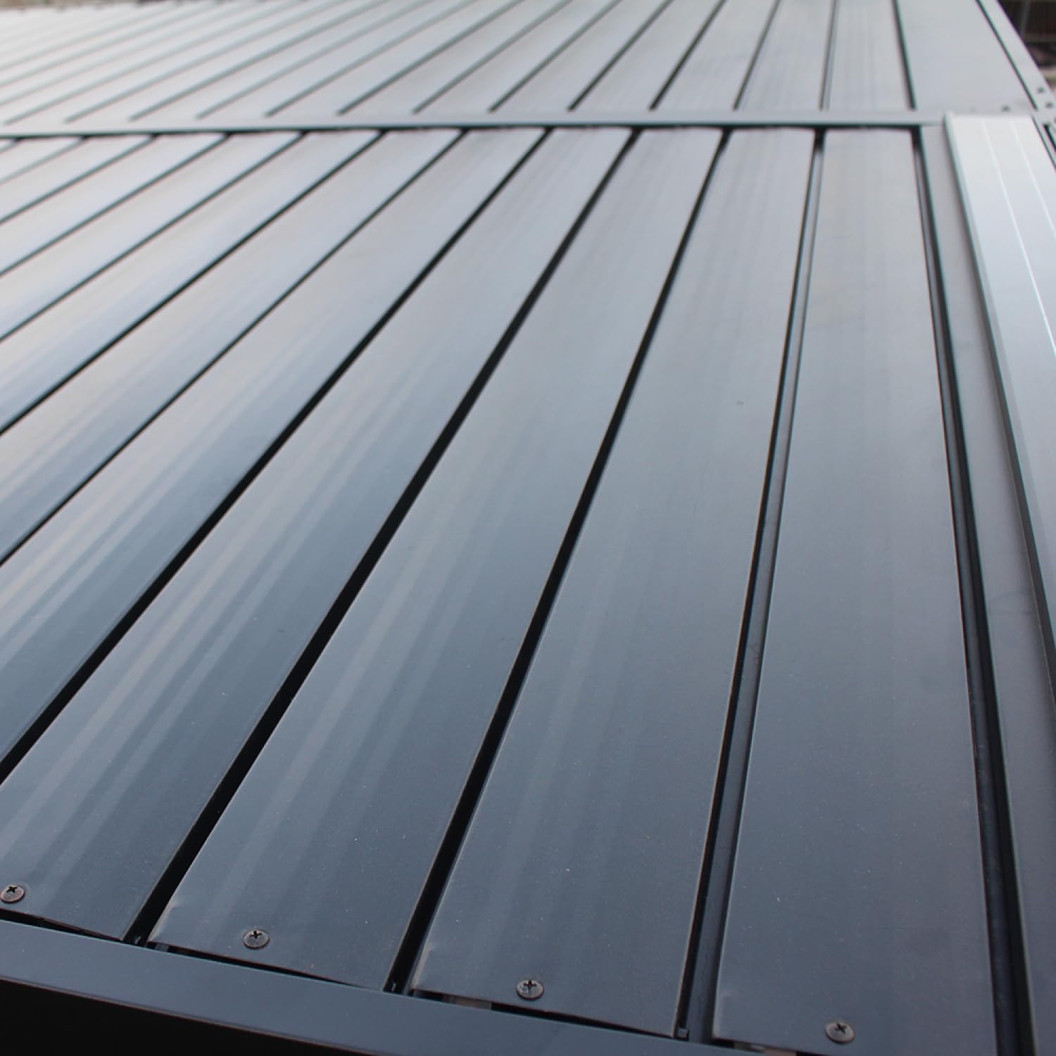 Pergola Bioclimatique CORFU LED 300 cm Noir Aluminium Lames Orientables