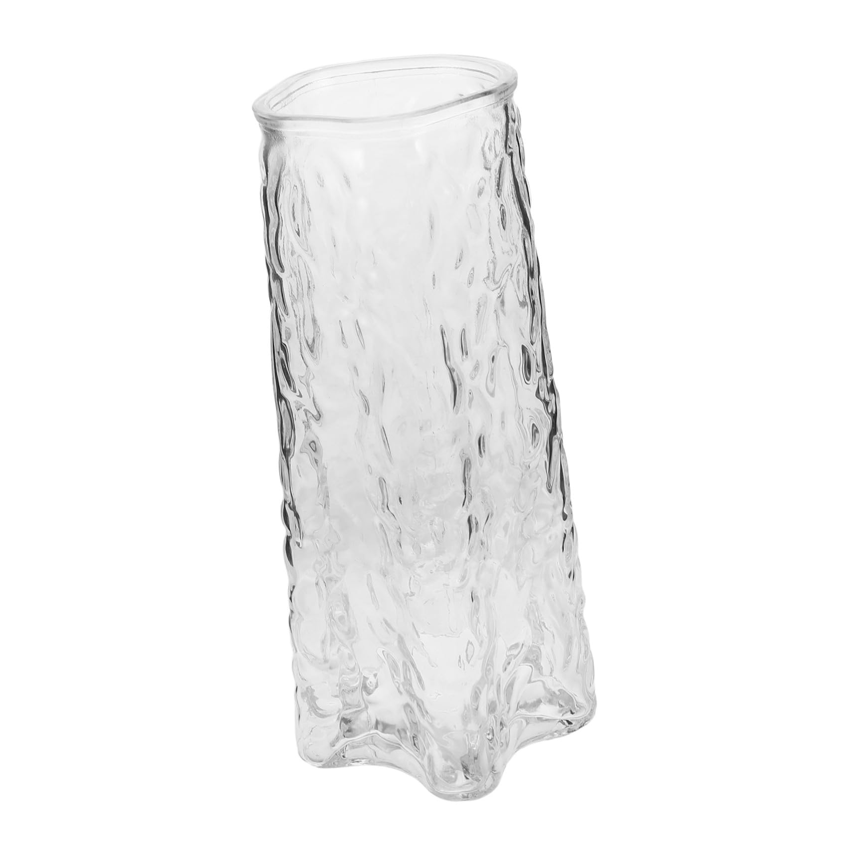VALICLUD Vase Hydroponique Verre Transparent Moyen pour Fleurs Séchées et Propagation Décoration Moderne pour Maison Bureau Salon et Table à Manger