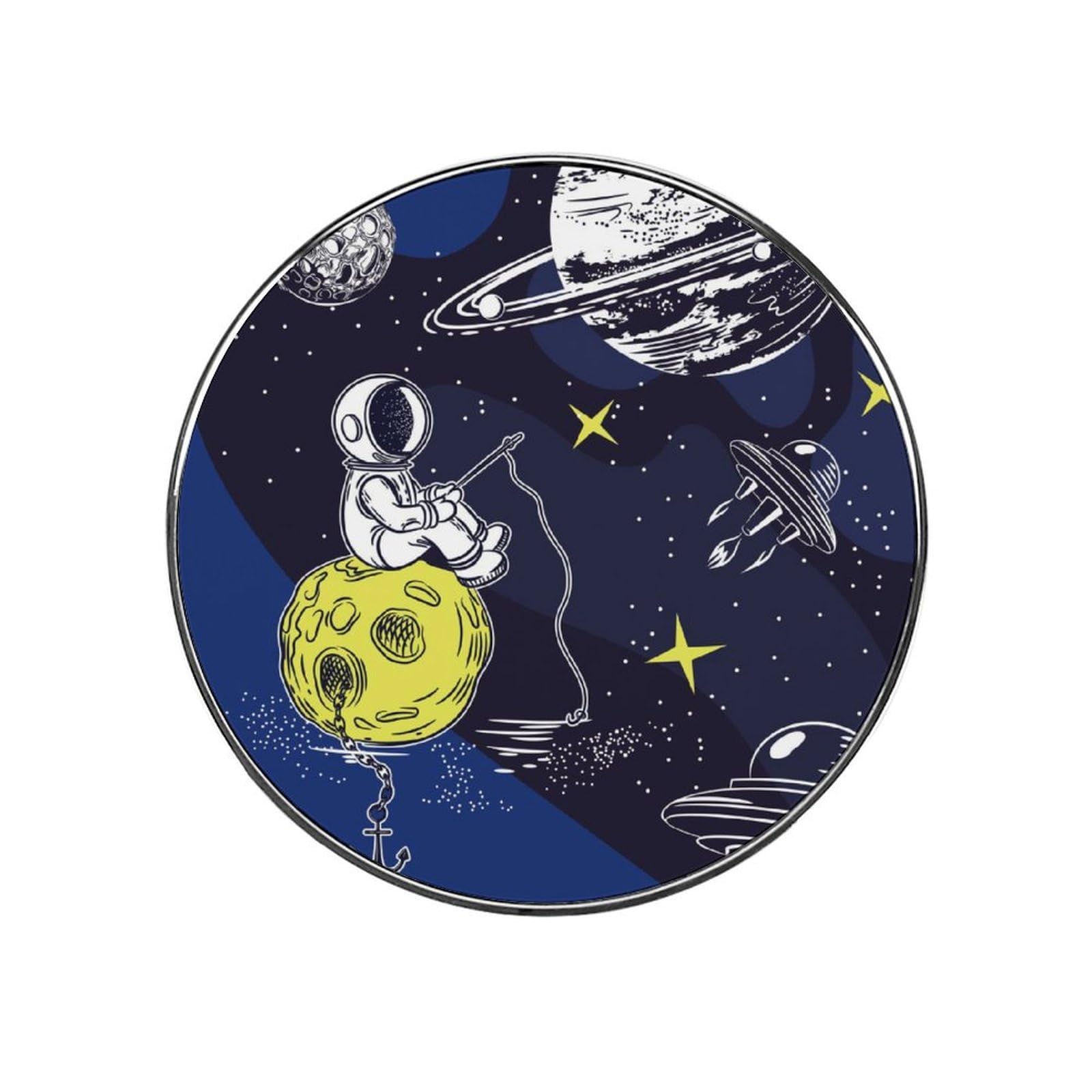 Space Planet Alloy Fridge Magnet For Office Cabinet Refrigerator Whiteboard Photo