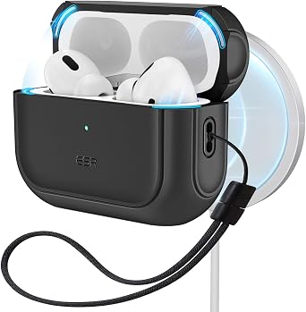 ESR for AirPods Pro 2 Case, Compatible with MagSafe, Black