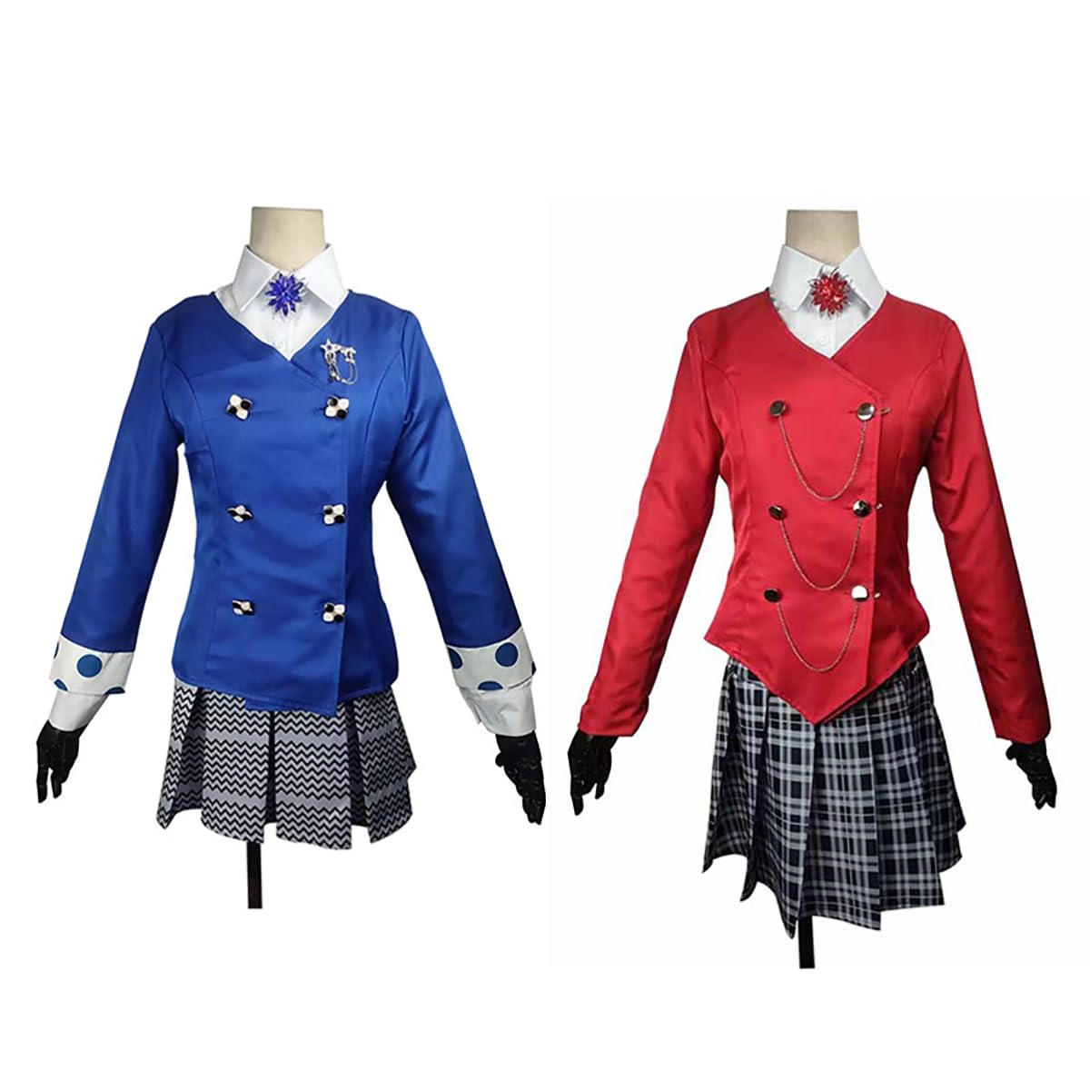 Kobiety Seksowna Sukienka Kostiumy Hydraulików Dla Dorosłych Mario Bros Rola Przebranie Na Karnawał Przebranie Fantasia 5 Sztuk Zestaw Kostiumów Na Karnawał I Cosplay (Color : Blue, Size : L)