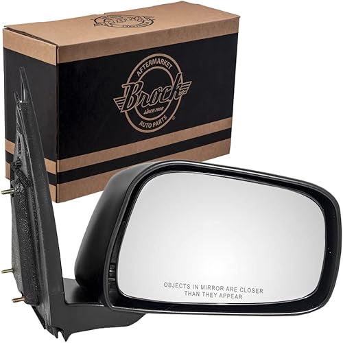 Espejo retrovisor lateral manual para pasajeros compatible con Frontier 05-17 8470182Z10