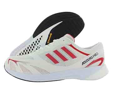 Amazon.com | Adizero Pro DNA by adidas - White / Vivid Red
