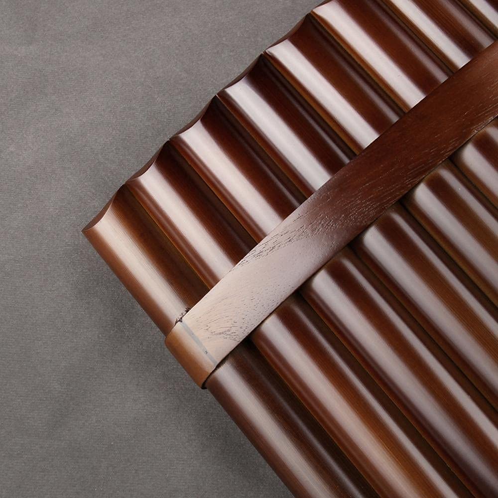 Panflöte 25 Rohren C Key Bambus Holzwind Instrument Traditionelle Chinesische Musikinstrument