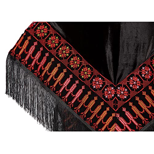 Palestinian Tatreez (Embroidery) Shawl made in Hebron3