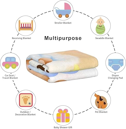 Miniatura 4 de Manta de bebé personalizada con nombre, manta de envoltura personalizada con nombre para niñas y niños, recién nacidos, regalos para niños pequeños