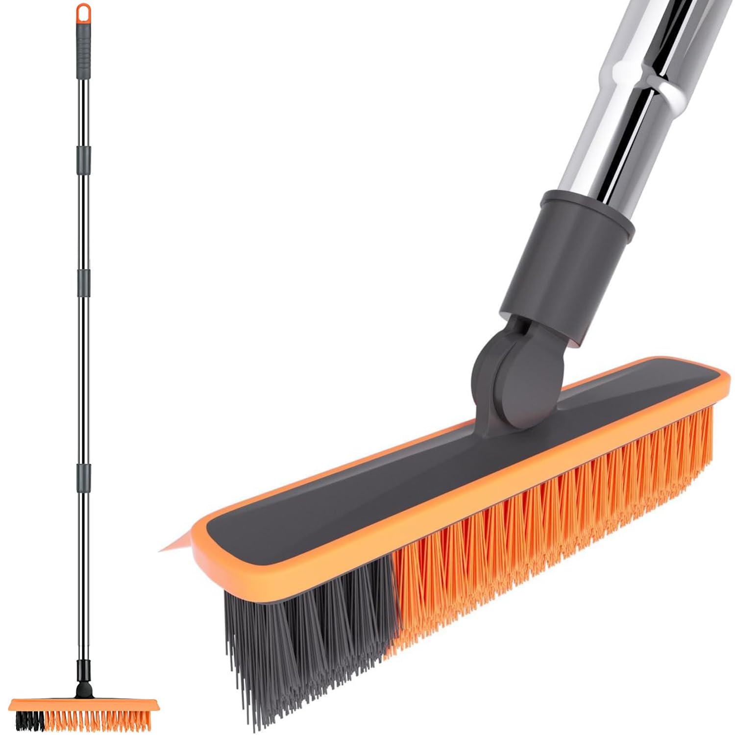 Brosse à coulis télescopique pour nettoyer la salle de bain sans effort