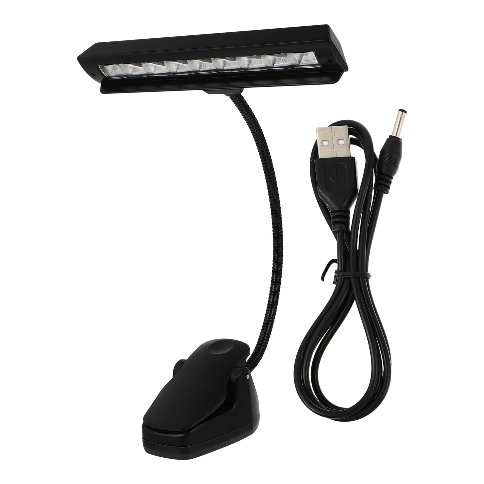 balacoo Led Desk Lamp Eye Protection Clip Light Rechargeable Touch for Home Use