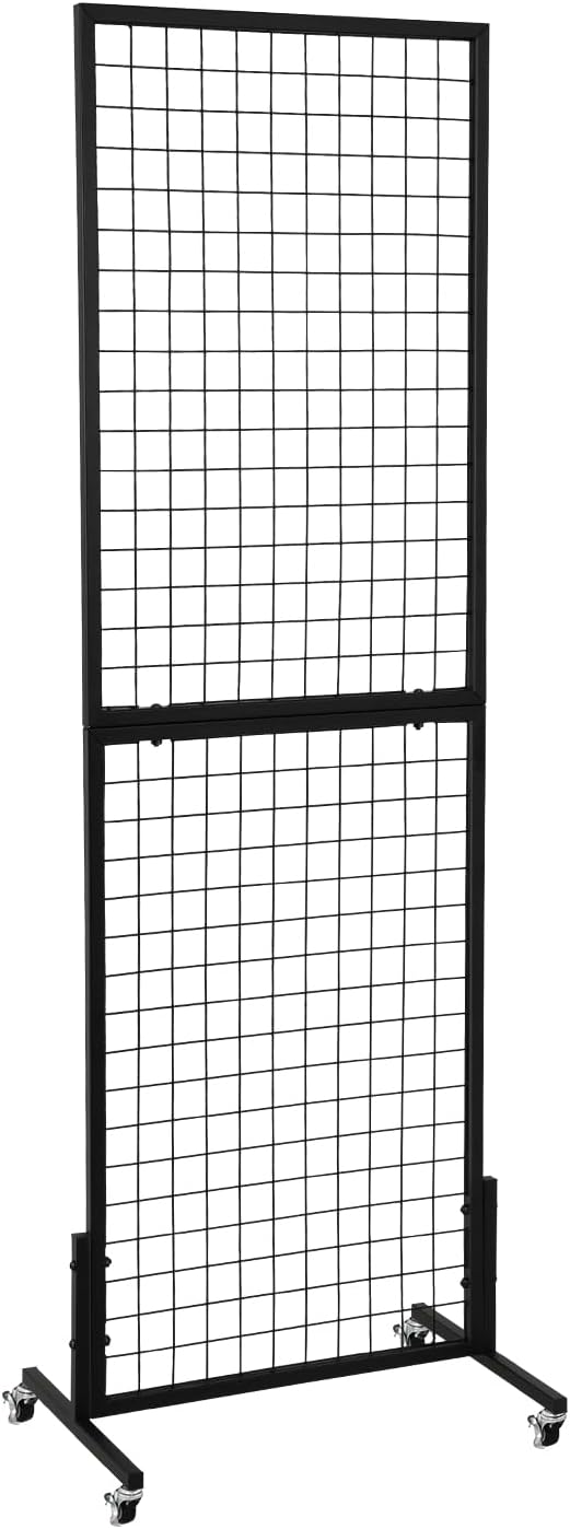 OUDUCK 2' x 6' Grid Wall Panels Standing Wire Grid, Display