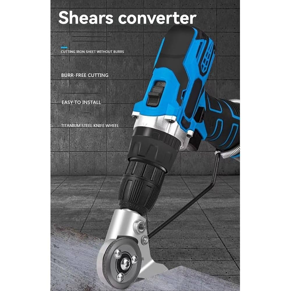 トタン電動トタン・ブリキ自在カッター、米国製 Amazon.co.jp: Lzcxszzm 電動ドリル改造板金鋏板金カッター電動