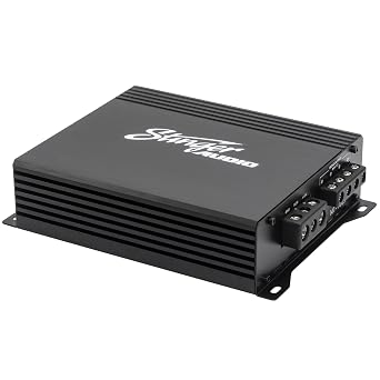Stinger Audio MT-700.1V2 Compact Digital Class D Monoblock 700W RMS Car Audio Subwoofer Amplifier with Remote Control Bass Knob, Bass Boost, HEXFET MOSFET, Low-Pass Crossover, Subsonic Filter