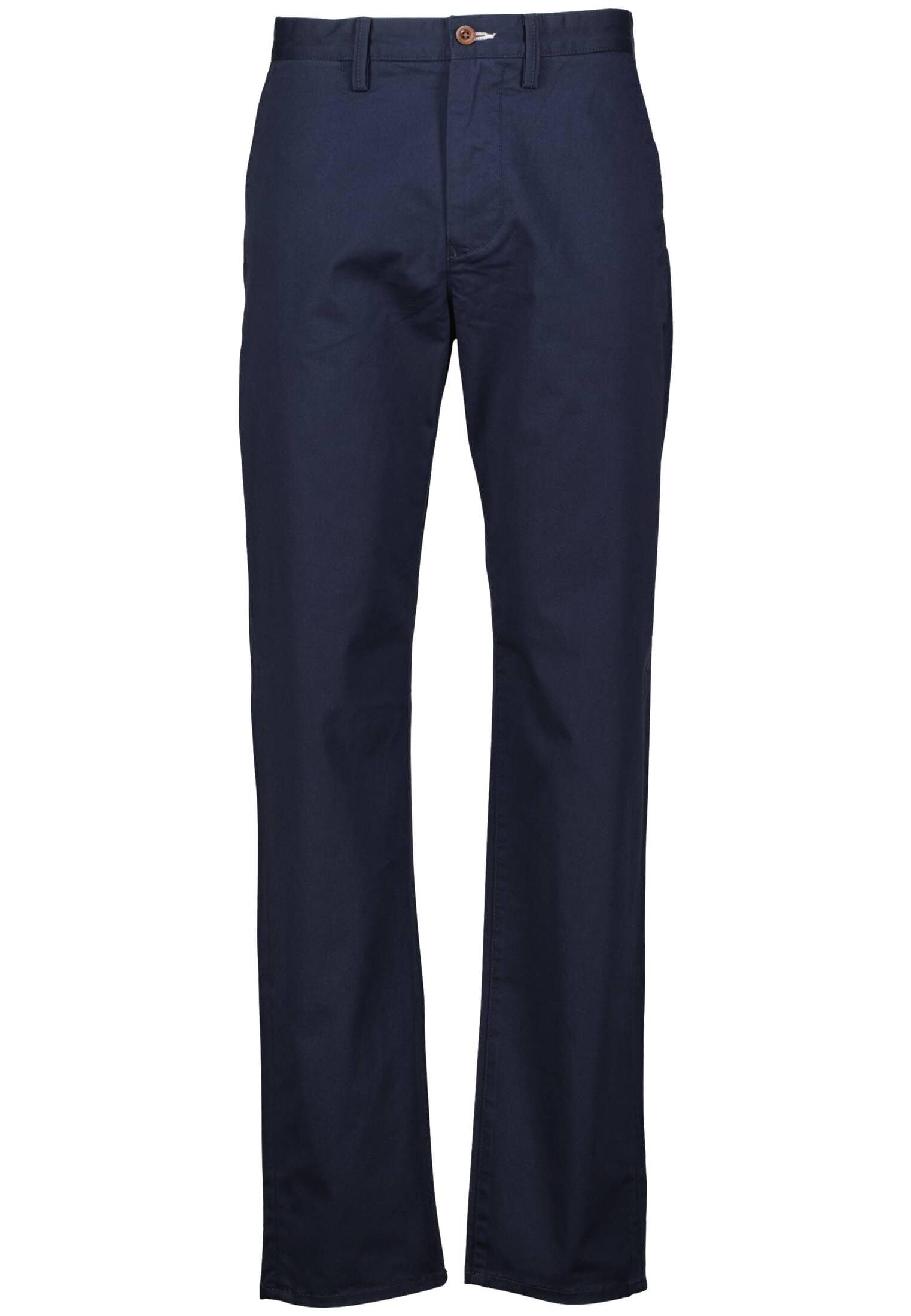 Gant Men's Marine Regular Twill Chinos Classic Trousers, Navy, 34 W/30 L