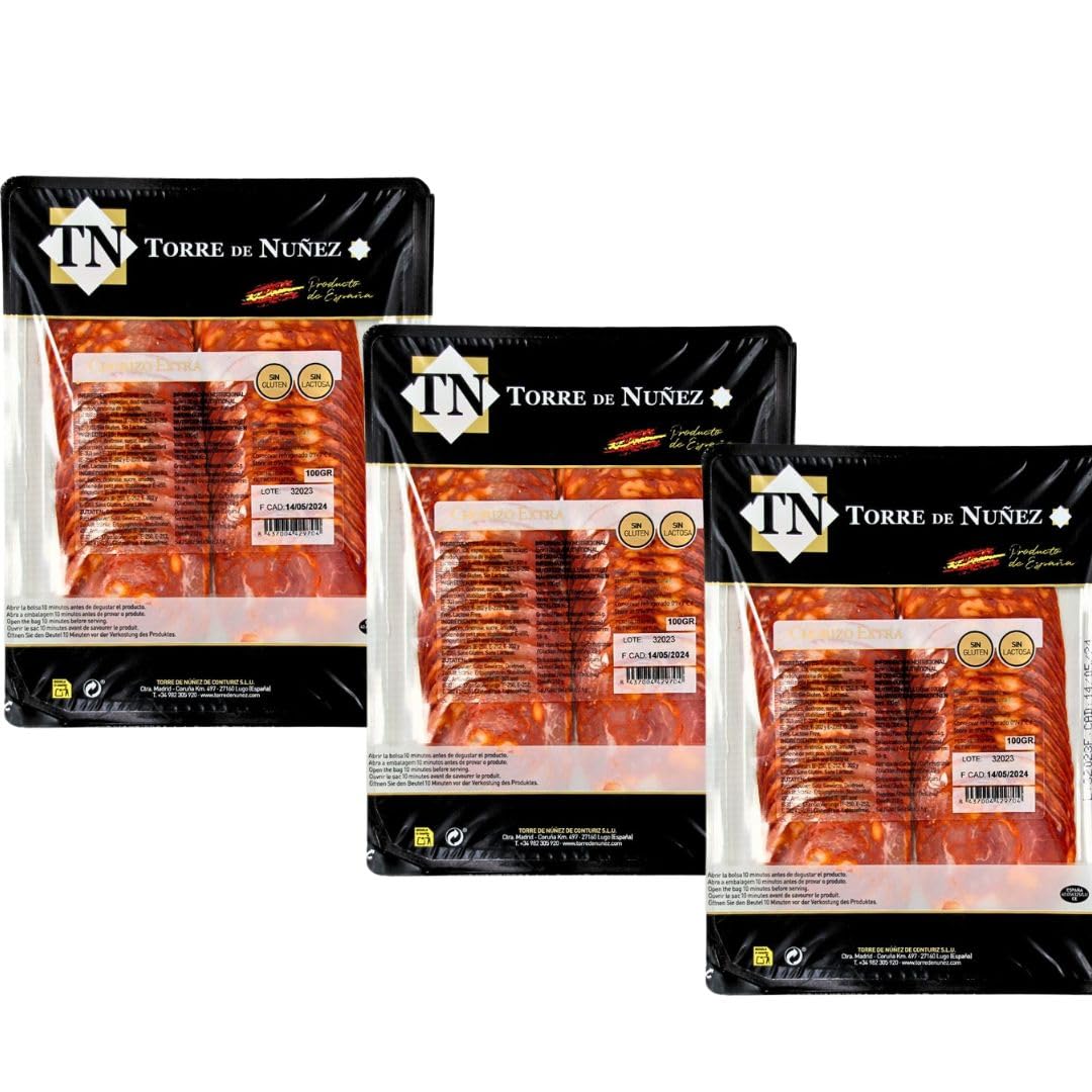 3 x 100g Serrano Chorizo Slices (Pack of 3)