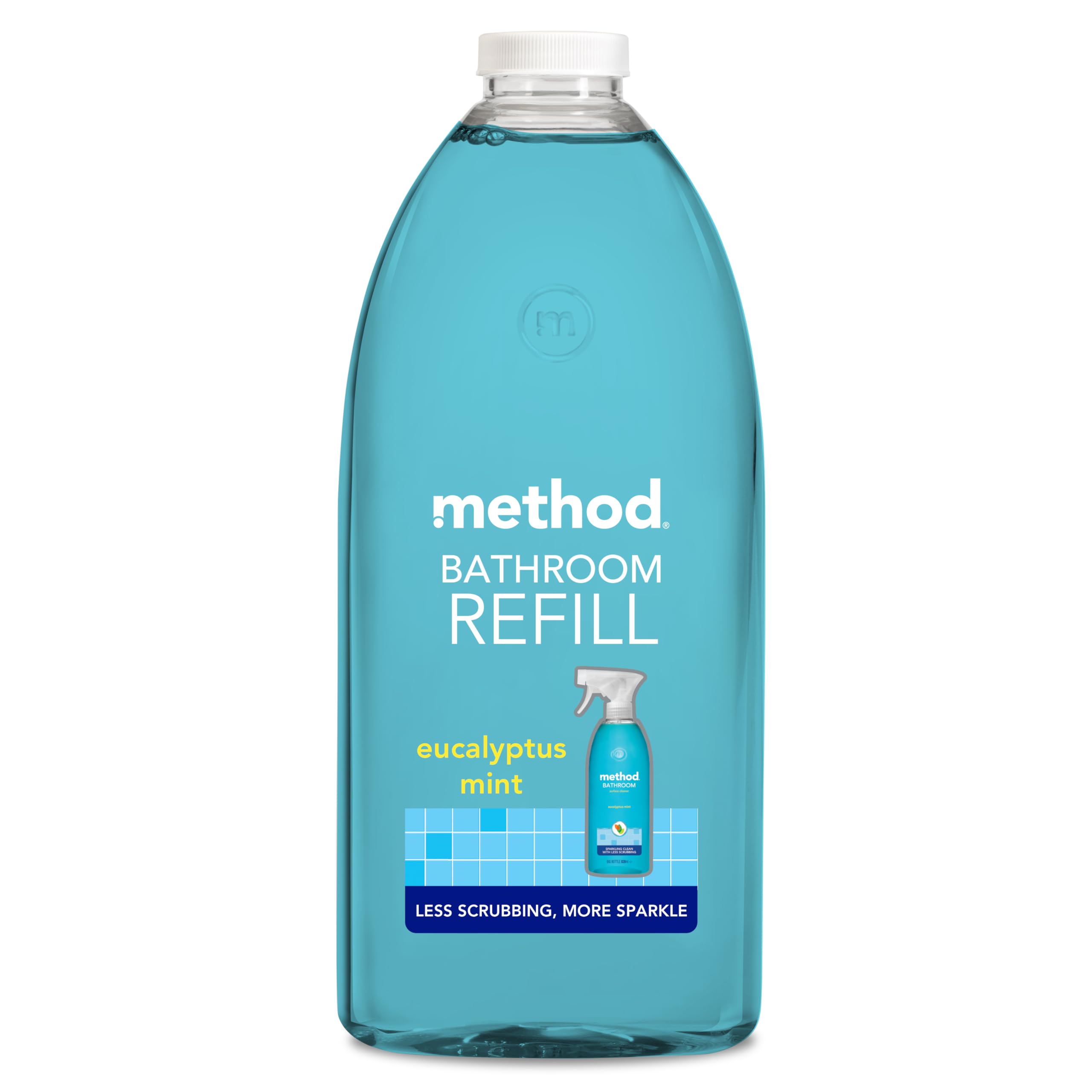 MethodBathroom Cleaner Refill, Eucalyptus Mint, 2 L