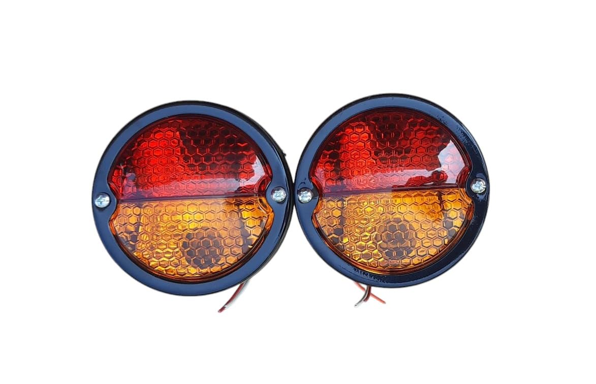 Indian Modification Company Tail Light | Willys Old Model GPW Army Vehicles MM550 Heavy Quality Tail light | 12V For Massey Ferguson Tractor