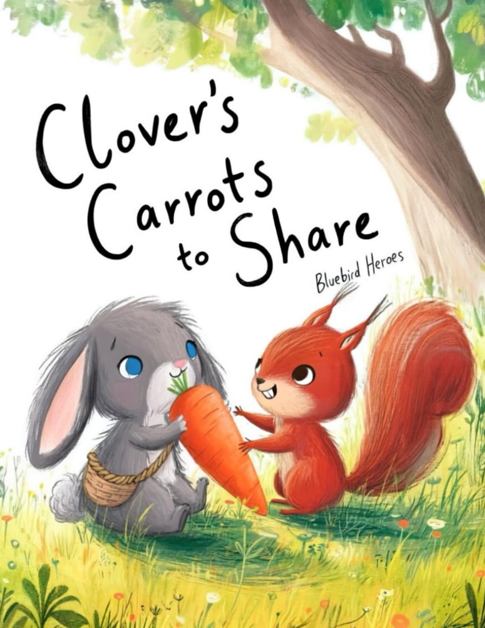 Clover's Carrots to Share: A Heartwarming Rabbit Story About Friendship and the Joy of Sharing for Kids Ages 3-5