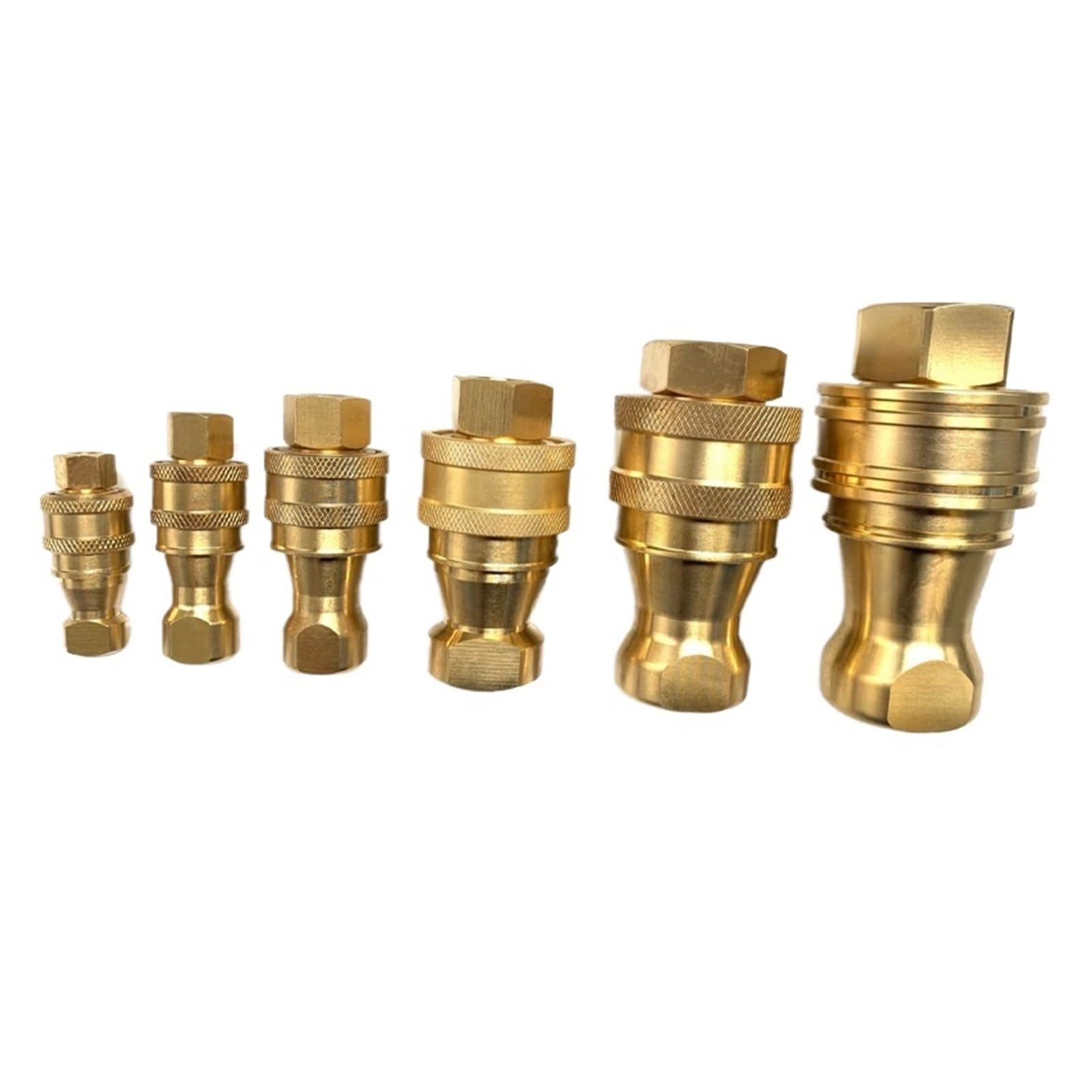 Connettore rapido per Tubo del'acqua Idraulico in Ottone KZD 3-8 ZG3/8 DN10 Set Completo