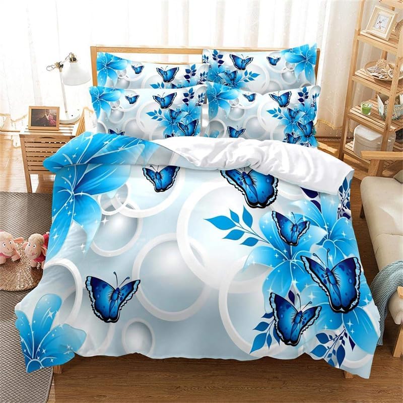Housse de couette 160x200 papillon pour créer un cocon nature