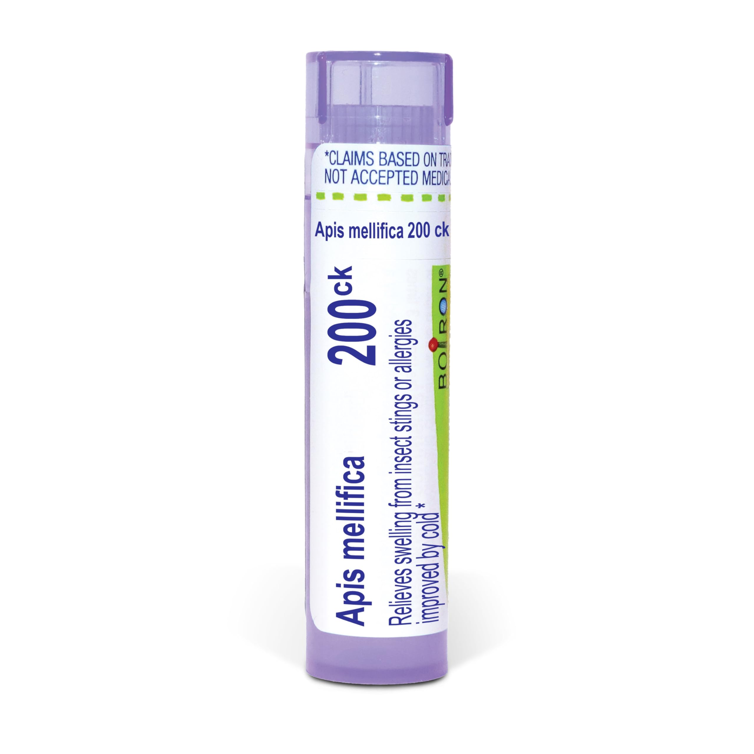 Boiron Apis Mellifica 200CK, 80 Pellets, Homeopathic Medicine for Insect Bites