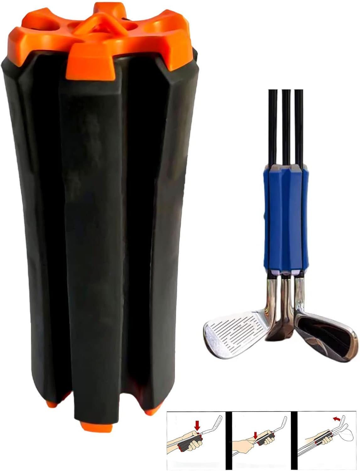 GIRGLS Portable Golf Club Retainer, Golf Club Fixed Clip