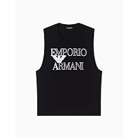 EMPORIO ARMANI Uomo Bold Logo Girocollo Canotta Nero XXL