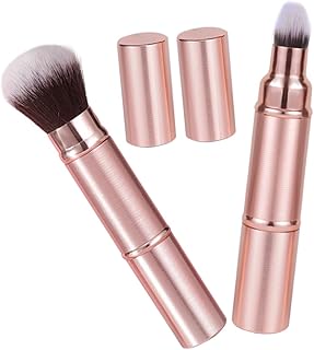 Juego de 2 brochas de maquillaje portátil de ...