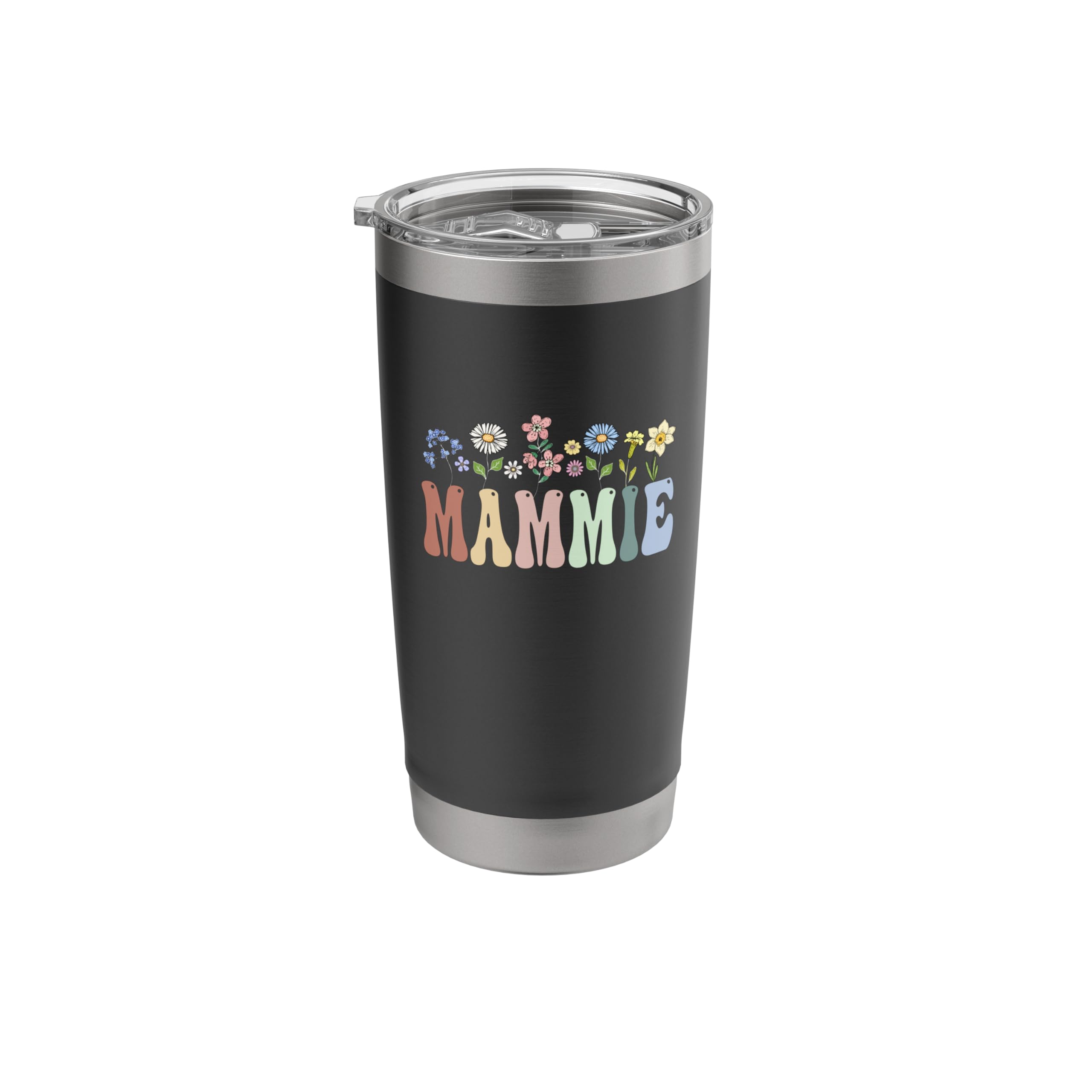 Mammie Gifts Women Wildflower Floral Design Mammie Stainless Steel Insulated Tumbler