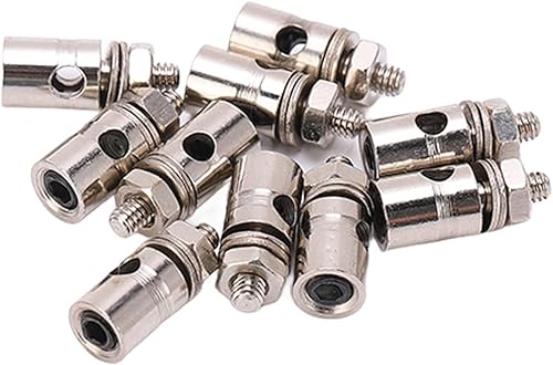 Miniatura 5 de Alomejor Conectores de varilla de empuje RC, conectores de varilla de empuje RC de acero inoxidable, ajustables, 10 unidades, RC de 0.071 in,