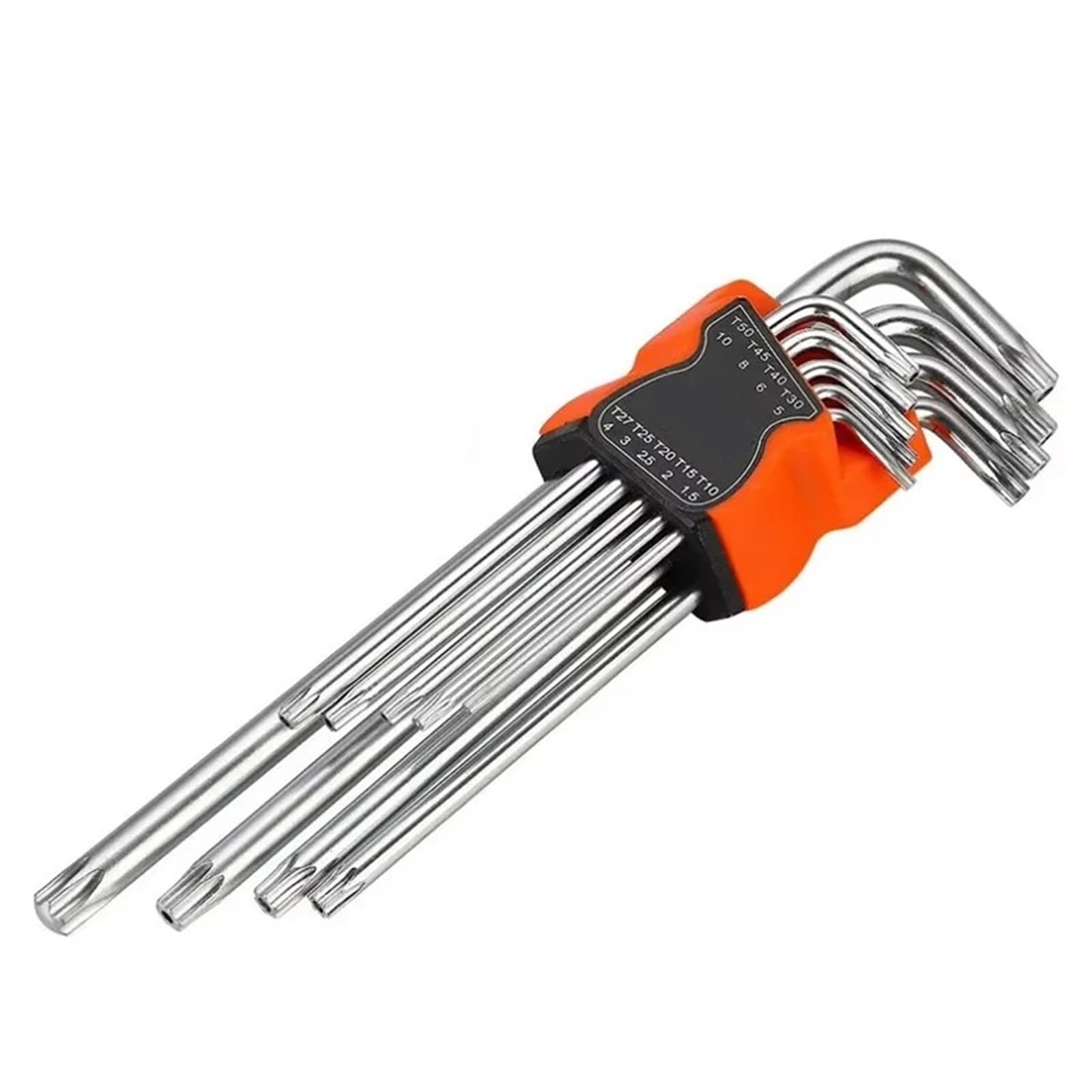 DAJGRHE Hex Wrench Set 9Pcs L Type Torx Star Screwdriver Set Universal With Socket Suitable For Motorcycle And Bicycle(Color1)
