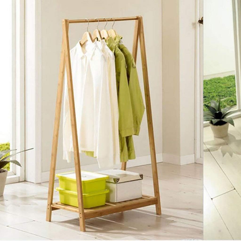 Coat Rack Coat Stand Housewares Standing Coat and Hat Rack Bamboo Wooden Creative Storage Shelves Hanger Coat Rack
