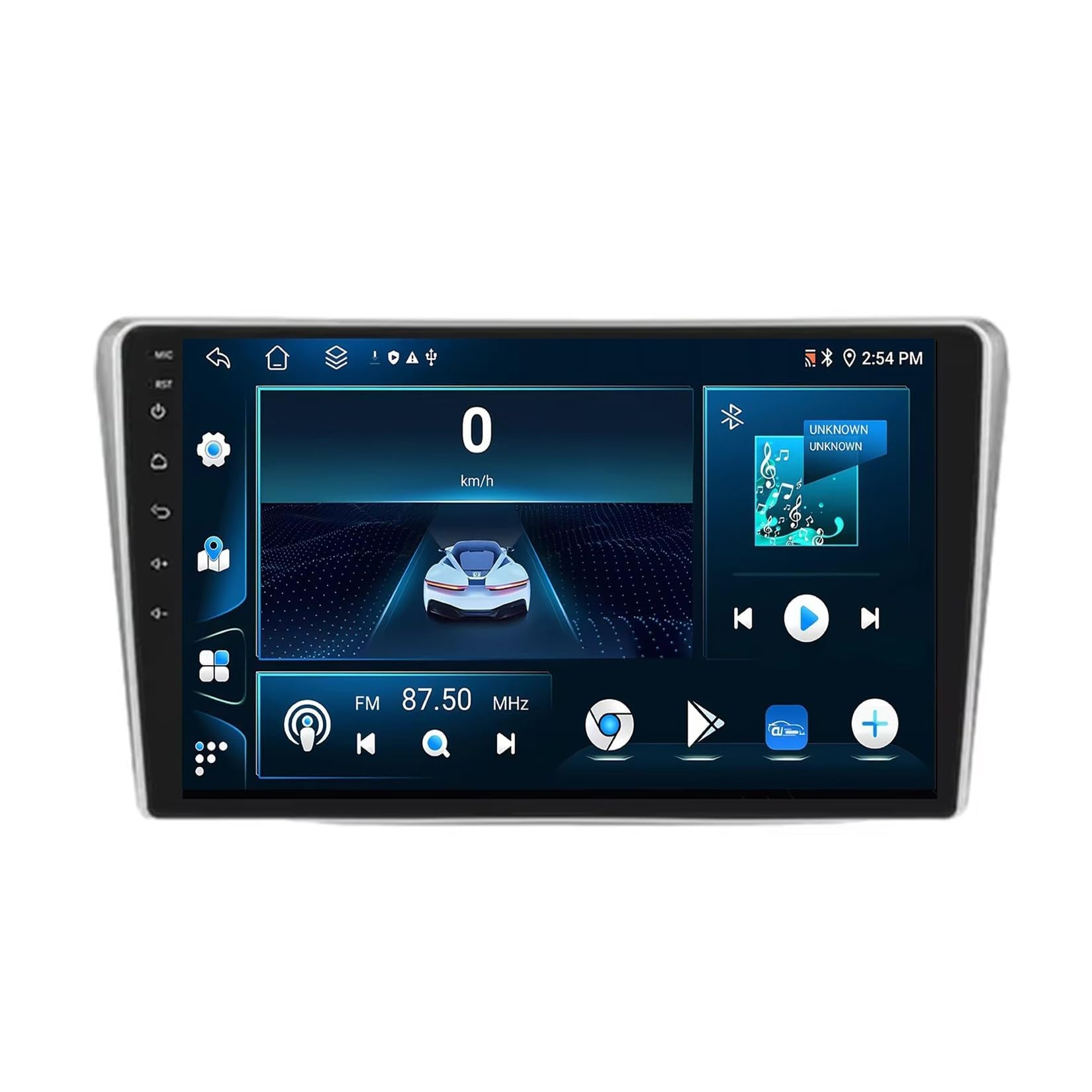 BCBSYCJP Car Radio with Wireless CarPlay Android Auto for Avensis T25 2002-2008 9 Inch Stereo Mirror Link Bluetooth with Android Auto Carplay Wireless WIFI FM GPS,8 Core 6G+128G
