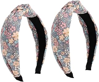 minkissy 2Pcs headband scrunchies for girls headwear for women hair ribbons for girls knotted sports wide hairband head bands for womens hair wide headwear wide hair band wide headdress tie