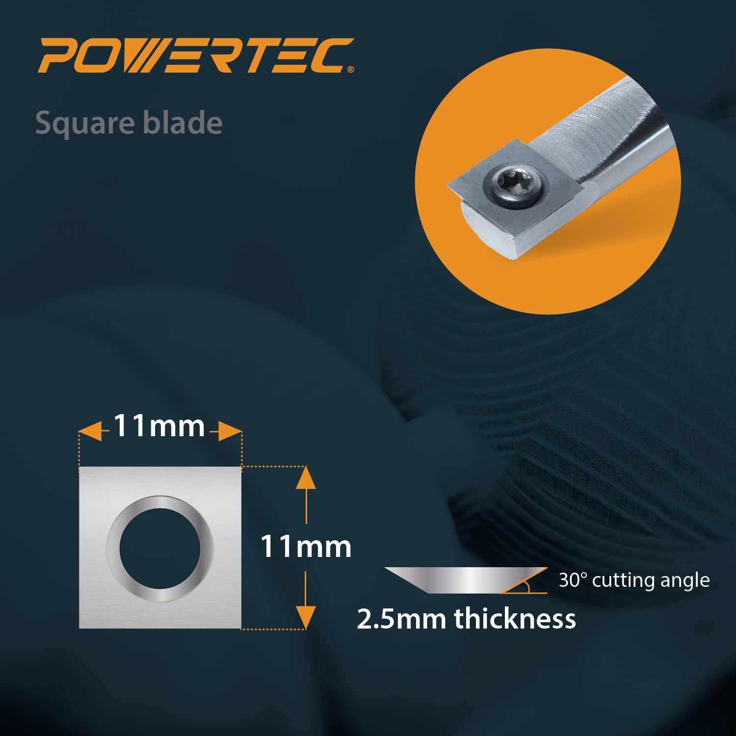 Amazon | POWERTEC 71830 タングステンカーバイドカッターインサート4