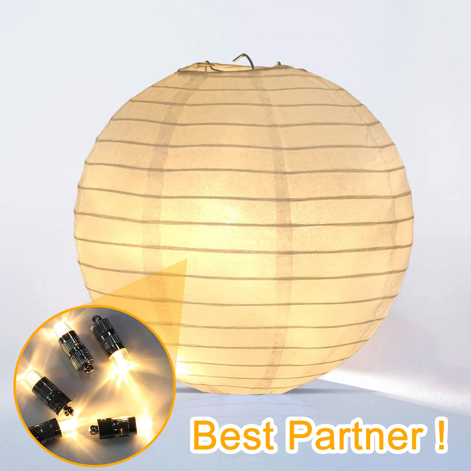 12 Farolillos De Papel Decorativos Para Fiestas - Colores Otoñales (naranja, Amarillo, Curry) Para Cumpleaños, Navidad O Acción De Gracias