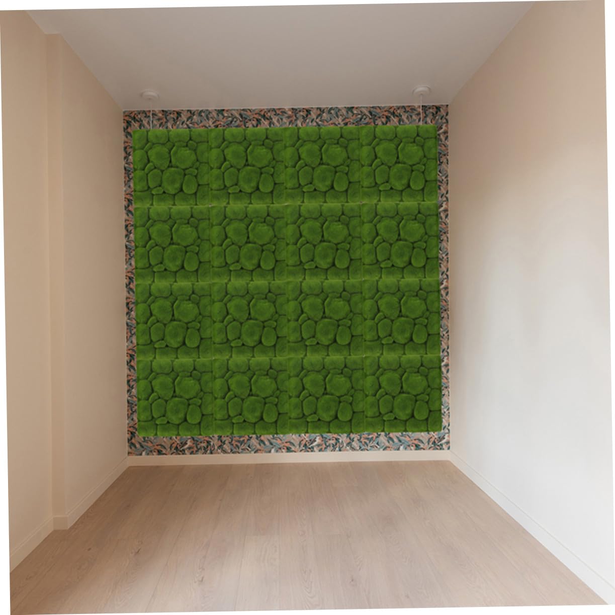 Ipetboom Pannello di Muschio Finto 30x30 Cm in Schiuma Espansa Resistente, Decorazione di Muschio Simulato per Pareti, Giardino e Micro Paesaggi, Set da 3 Pezzi