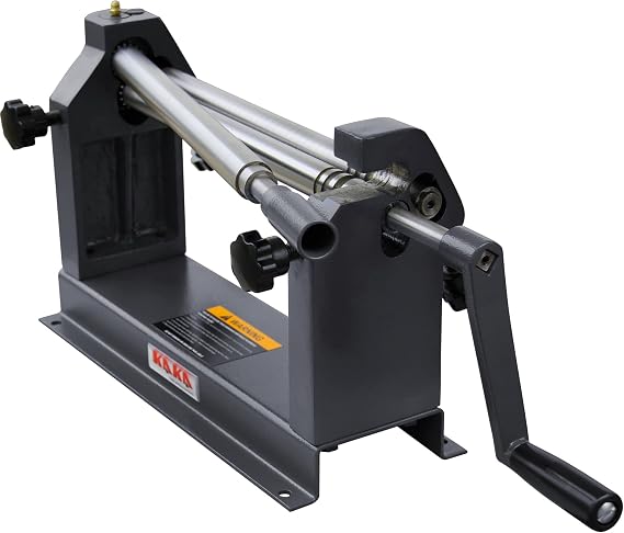 KAKA INDUSTRIAL Slip Roll Machine,12Inch Width 22-Ga. (0.03Inch) Thick Steel Capacity, Manual Sheet Metal Roller with Removable Rollers,Easy-Use Manual Metal Roller for DIY Home Garage W01-1222