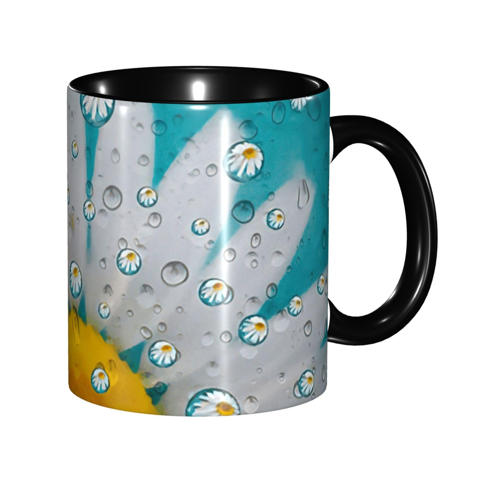 Tasse en céramique marguerites 325 ml pour vos pauses café cocooning