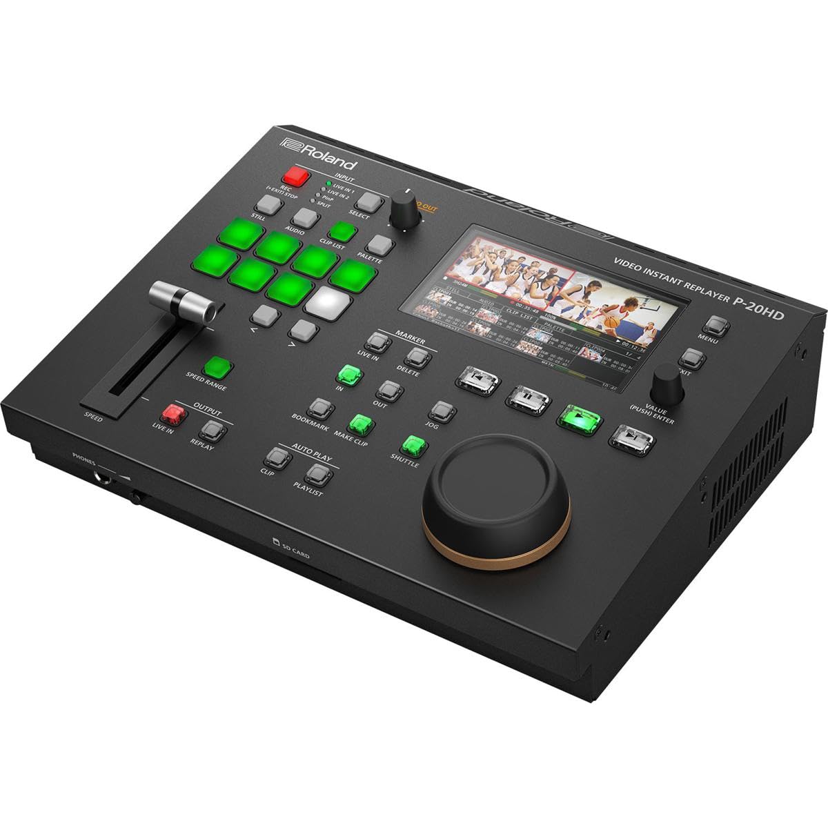 【美品】 Roland P-20HD リプレイヤー Amazon.com: Roland P-20HD Slow-Motion Instant Video Replayer