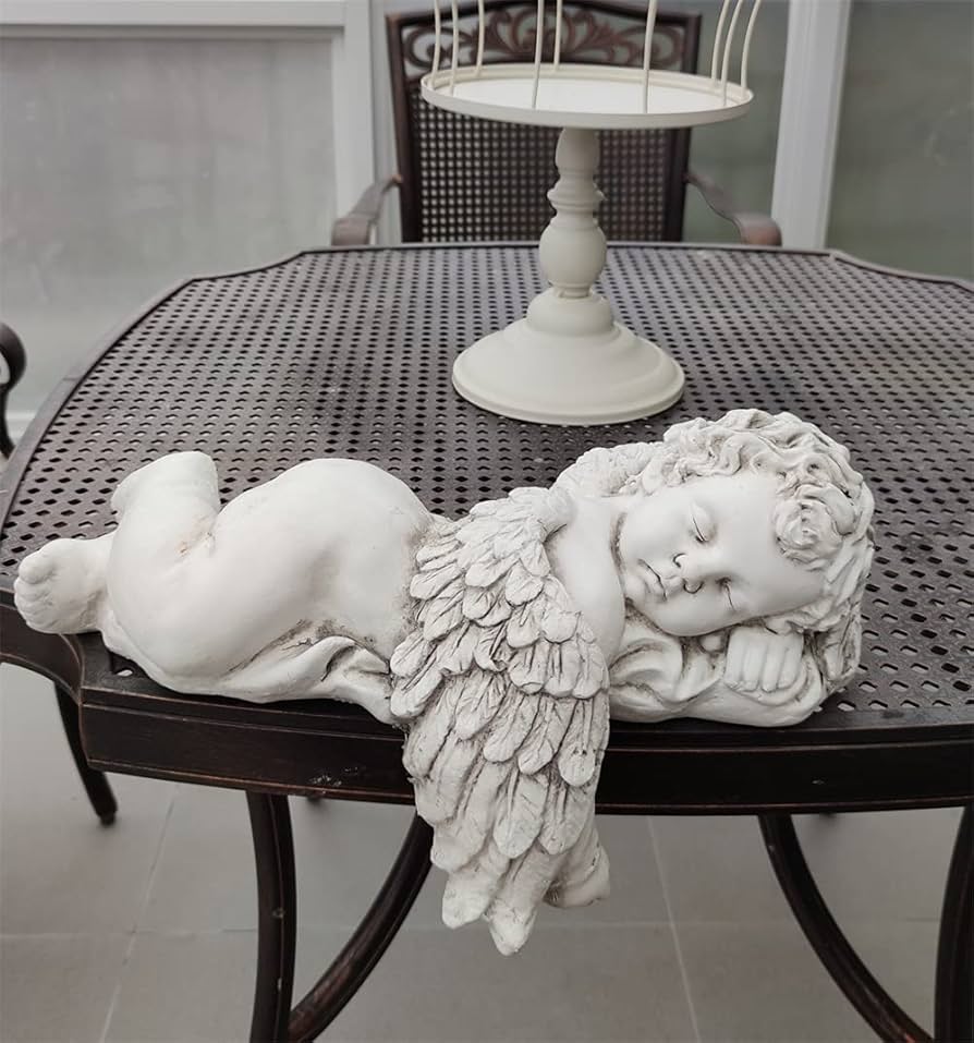 Amazon.co.jp: ガーデンオーナメント 天使 置物 ガーデニング オブジェ Amazon.co.jp: ガーデンオーナメント 天使 置物 ガーデニング オブジェ