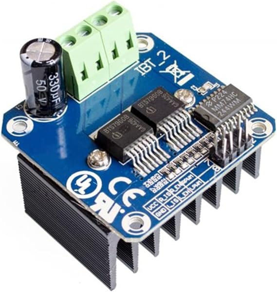 Performance BTS7960 43A High PowerMotor Driver Module/for Smart Car Current Diagnostic 5VPower Board Module