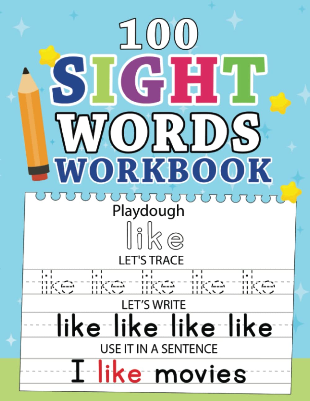 100 Sight Words Workbook: Playdough Activity Book, Sight Words Handwriting Workbook For Kids, Learn, Trace & Practice The First 100 High Frequency Words