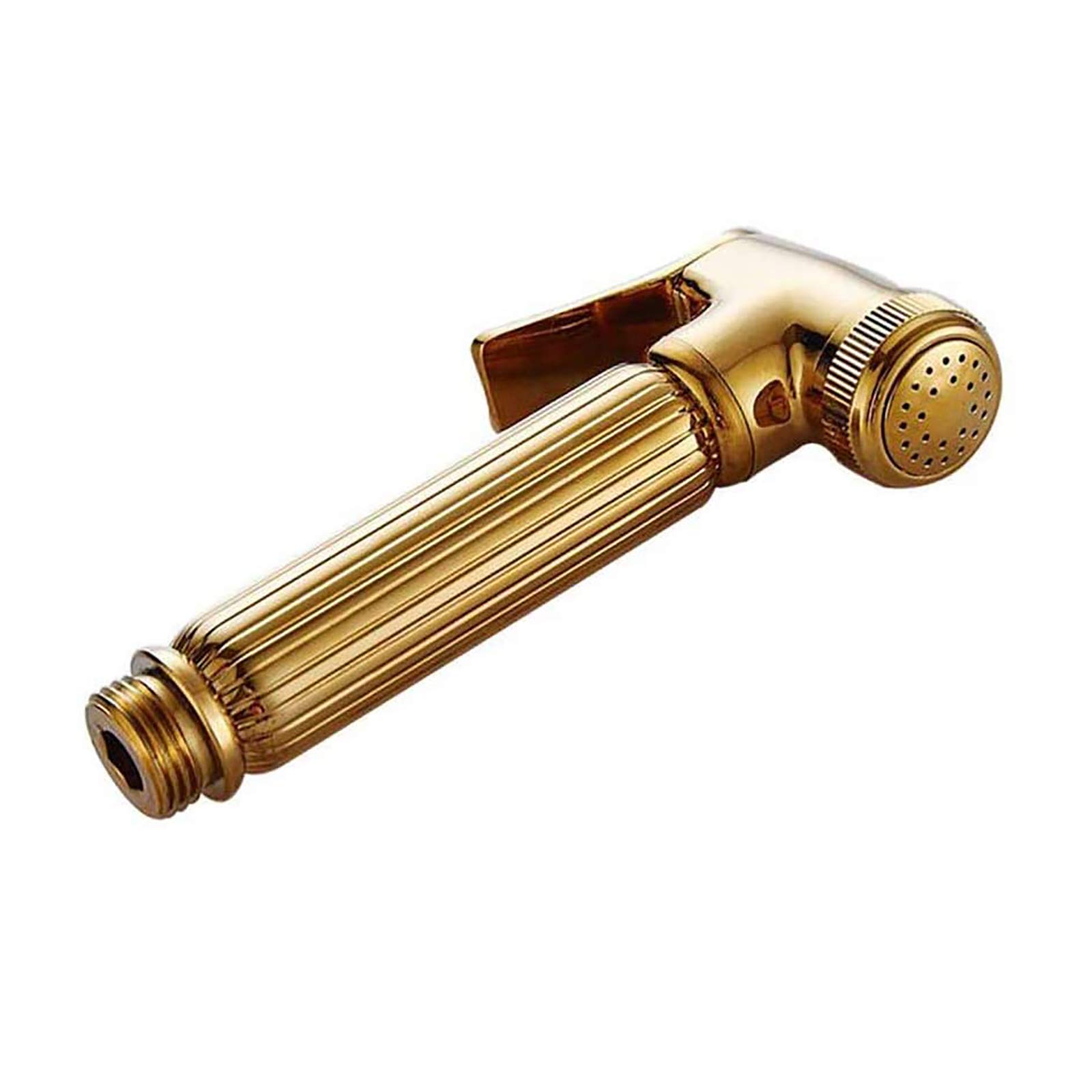 Pulverizador de Bidé, Cabezal de Bidé de Mano Latón Kit de Pulverizador Bidé, Grifos Bidé, Bidé de Duchas con Manguera y Soporte para Higiene Personal,Oro