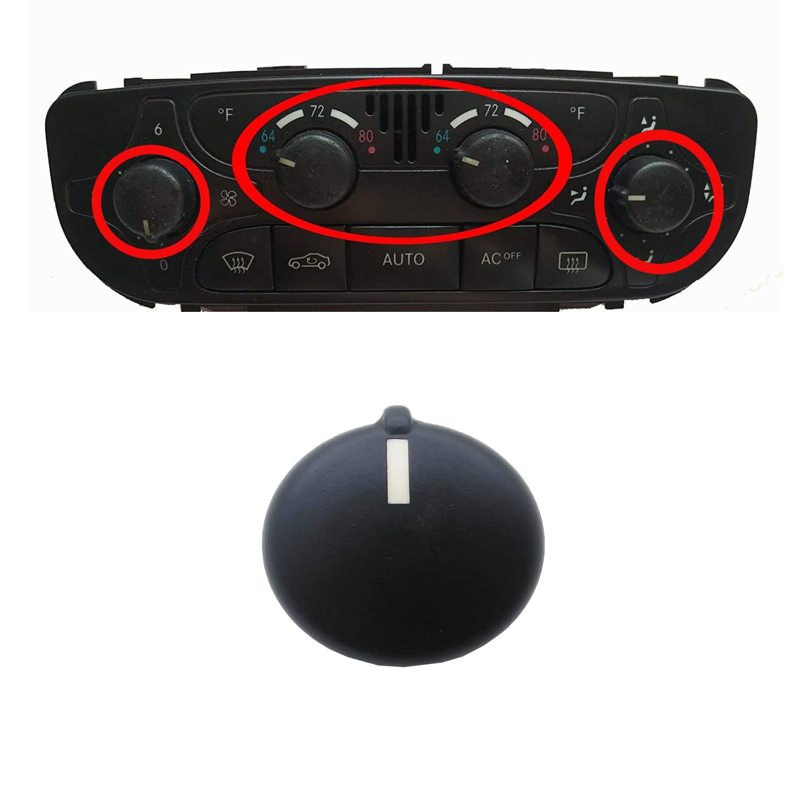 Air Conditioner Climate Control Knob Button Compatible With Mercedes-Benz C Class W203 C320 C240 C230 A2098300185-picture-10