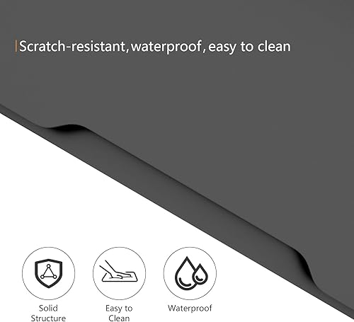 Vista 31 de soges Escritorio pequeño para computadora, carrito de escritorio para computadora portátil en forma de Z con ruedas, estación de trabajo para Blanco