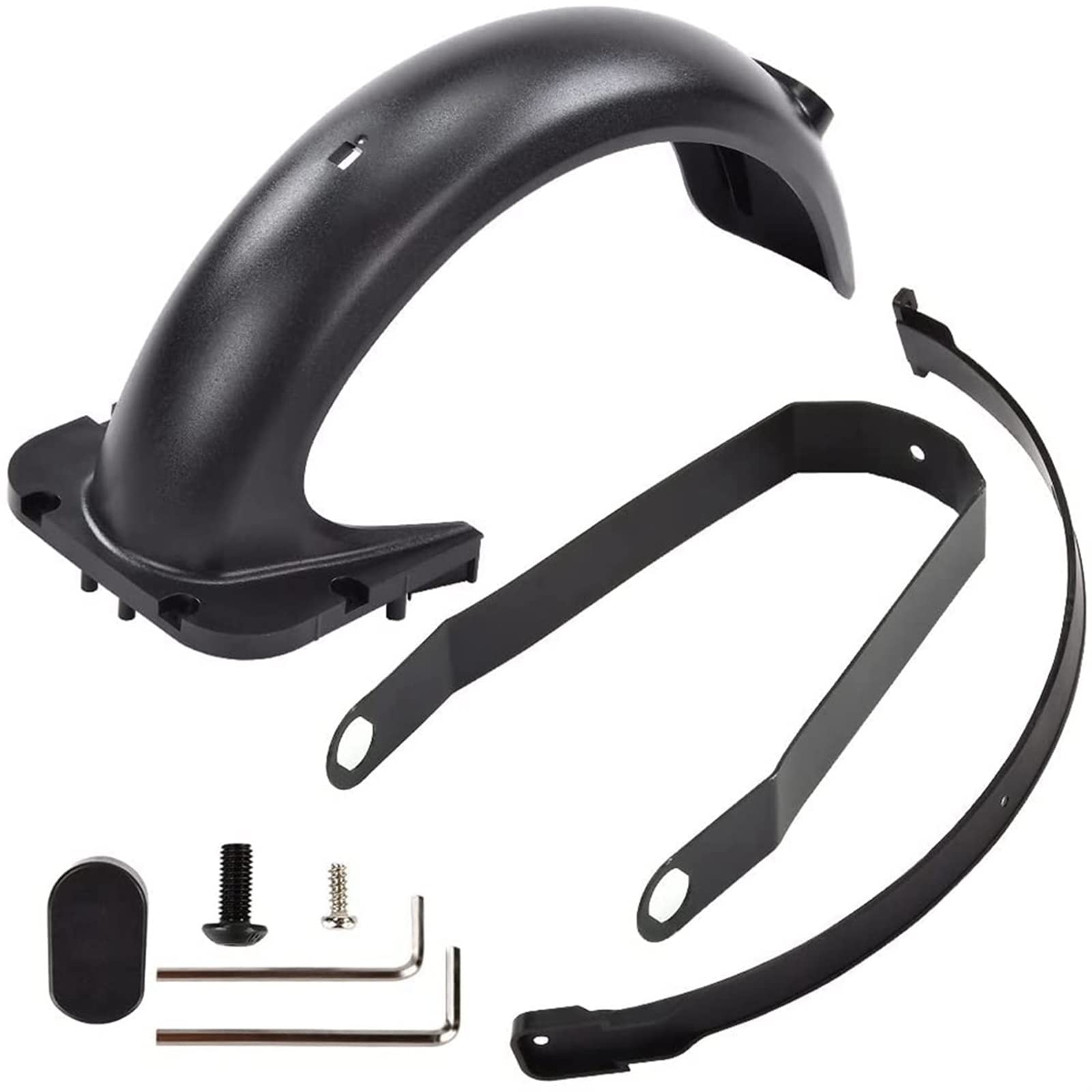 Support De Garde-boue Arrière DeWin Pour Ninebot Max G30 - Alliage Aluminium + Fer, Anti-vibration, Installation Facile - Pièce De Mise à Niveau Pour Scooter électrique 10"