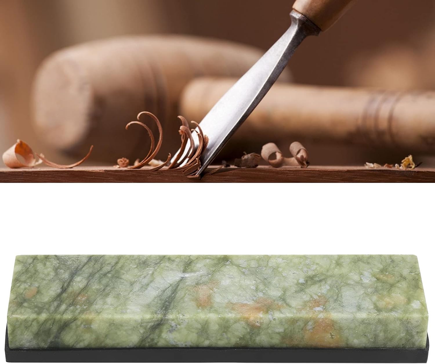 Knife Sharpening Stone, 10000 Grit 2 Side Whetstone Knife Sharpener with Non-Slip Silicone Base, Polishing Tool for Kitchen/Hunting/Knife/Scissor, and Elegant