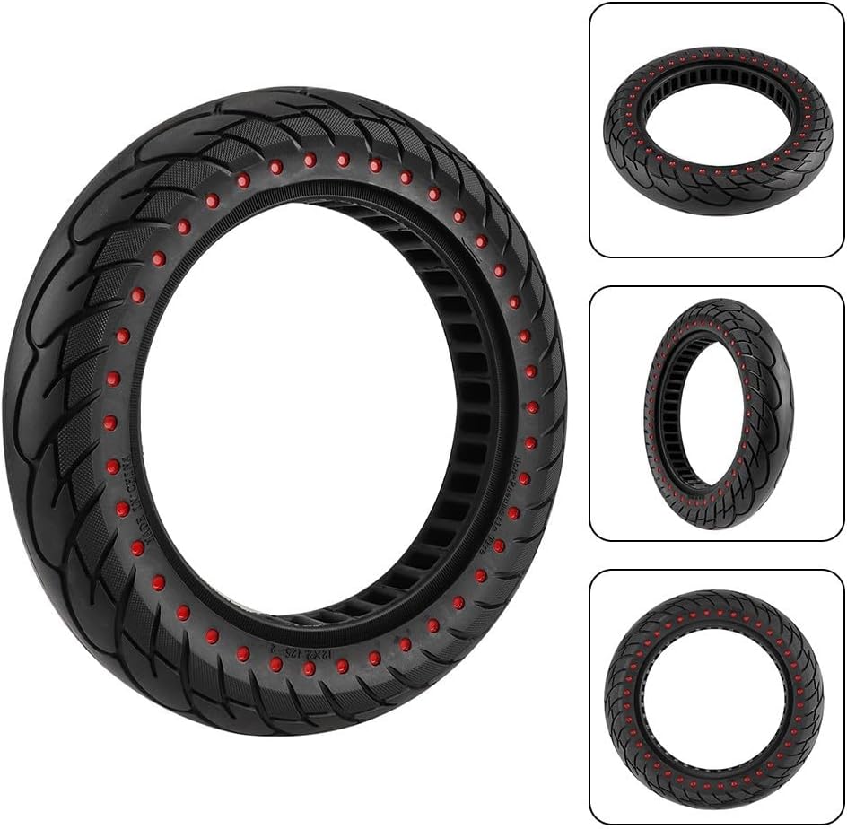 12 Inch 12 1/2x2 1/4 (57-203) Solid Tyre EBike Scooter 12.5x2.125 Tire Replacement