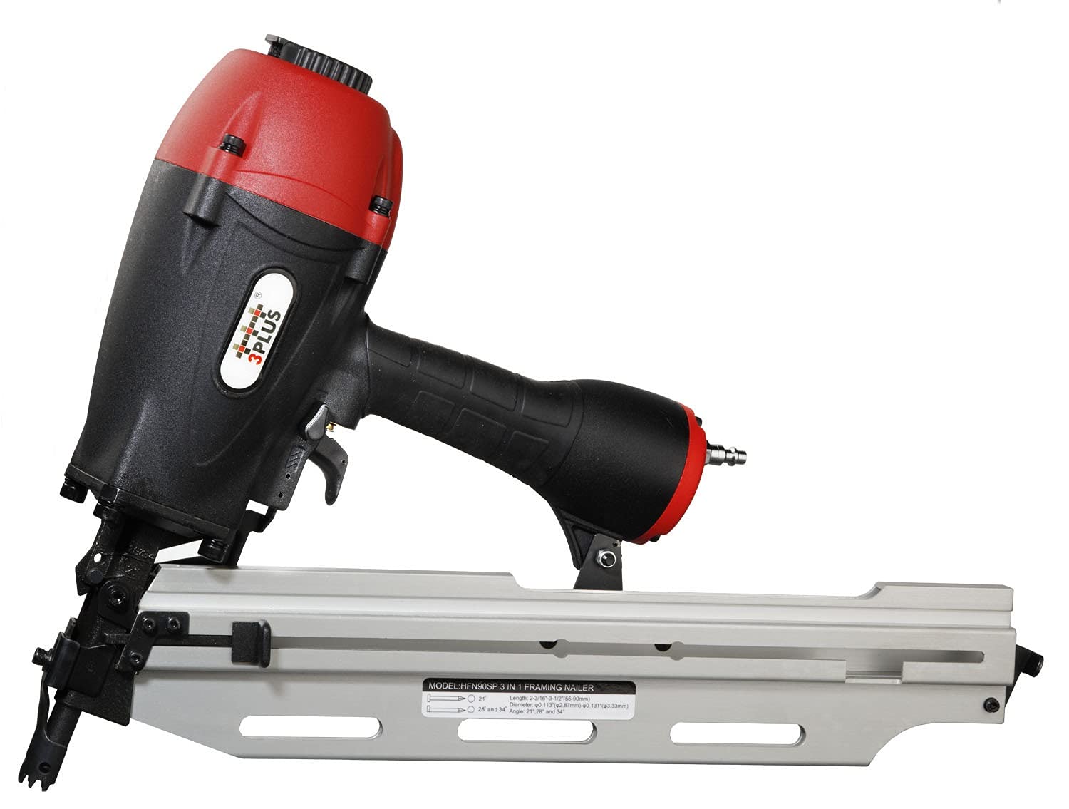 3PLUS HFN90SP 3-in-1 Air Framing Nailer 